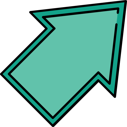 Diagonal arrow
